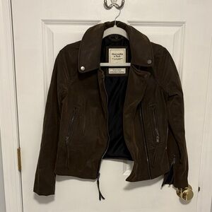 Abercrombie & Fitch Vegan Suede Jacket